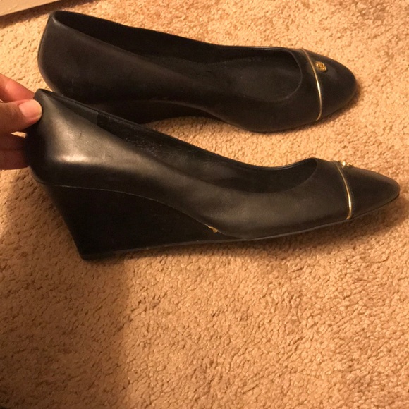Tory Burch wedges worn once - Picture 2 of 2